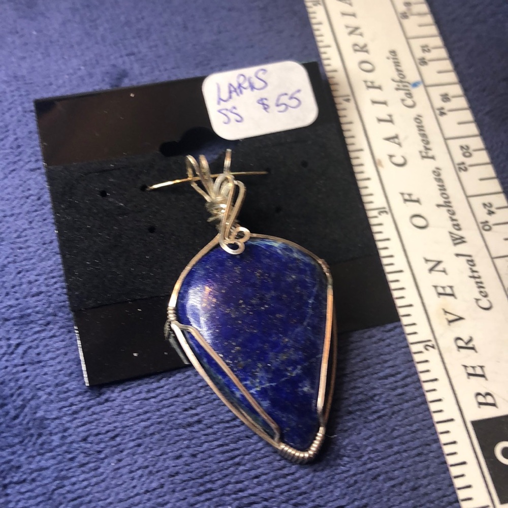 Lapis Lazuli Pendant in Sterling